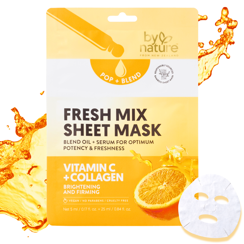 Fresh Mix Vitamin C + Collagen Sheet Mask – By Nature Skincare Global