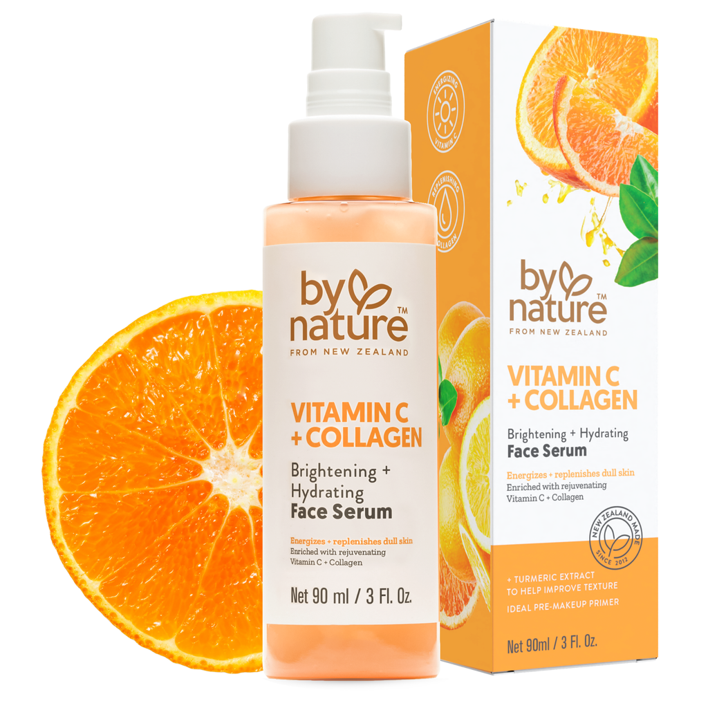 Face Serum Vitamin C + Collagen - Brightening Skincare – By Nature