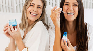 Women using By Nature Hyaluronic Acid Skincare