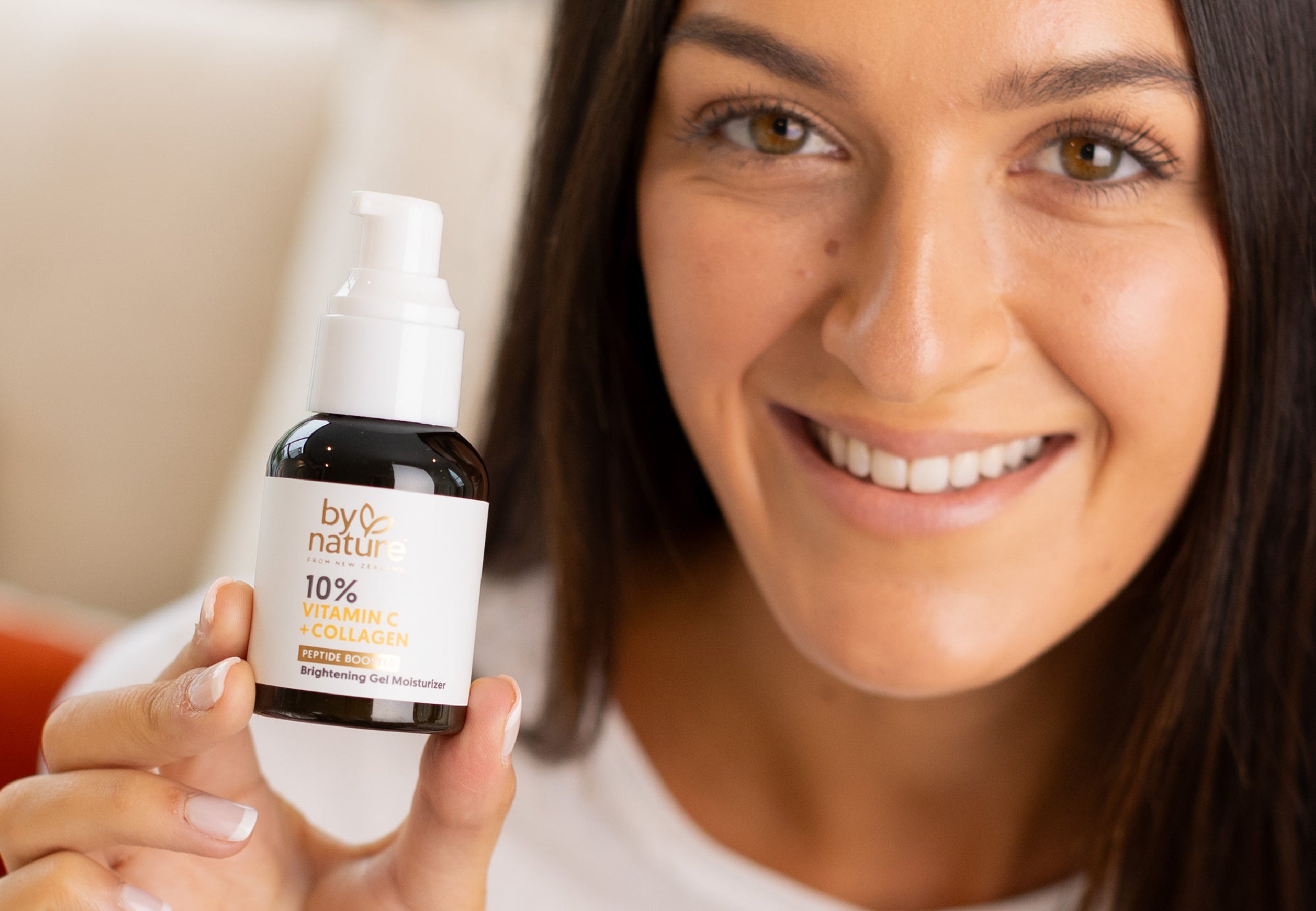 Vitamin C Moisturizer Collagen Peptide Boosted Brightening Gel By Nature Skincare Global