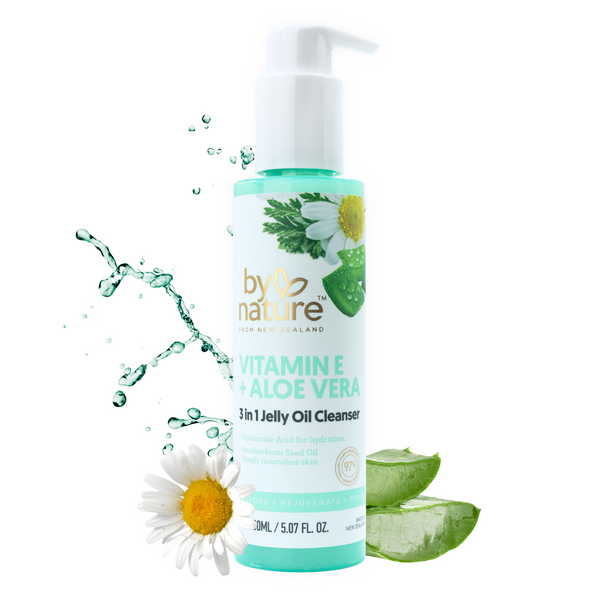 By Nature Vitamin E & Aloe 3-in-1 Jelly Oil Cleanser 5.29 oz