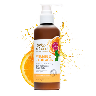 By Nature Vitamin C + Collagen Daily Face and body Moisturizer