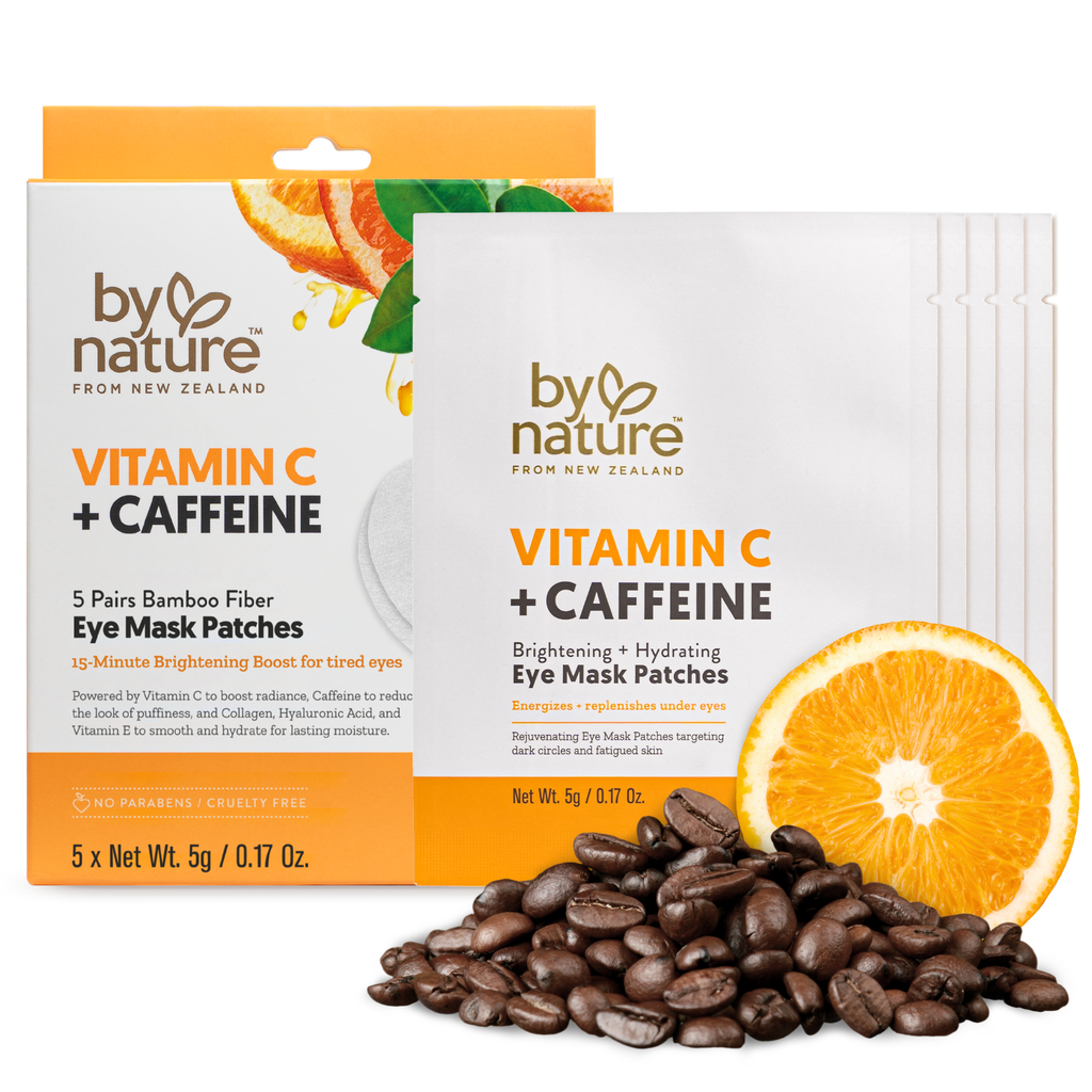 Vitamin C Eye Mask Patches with Caffeine for Brightening & Hydrating ...