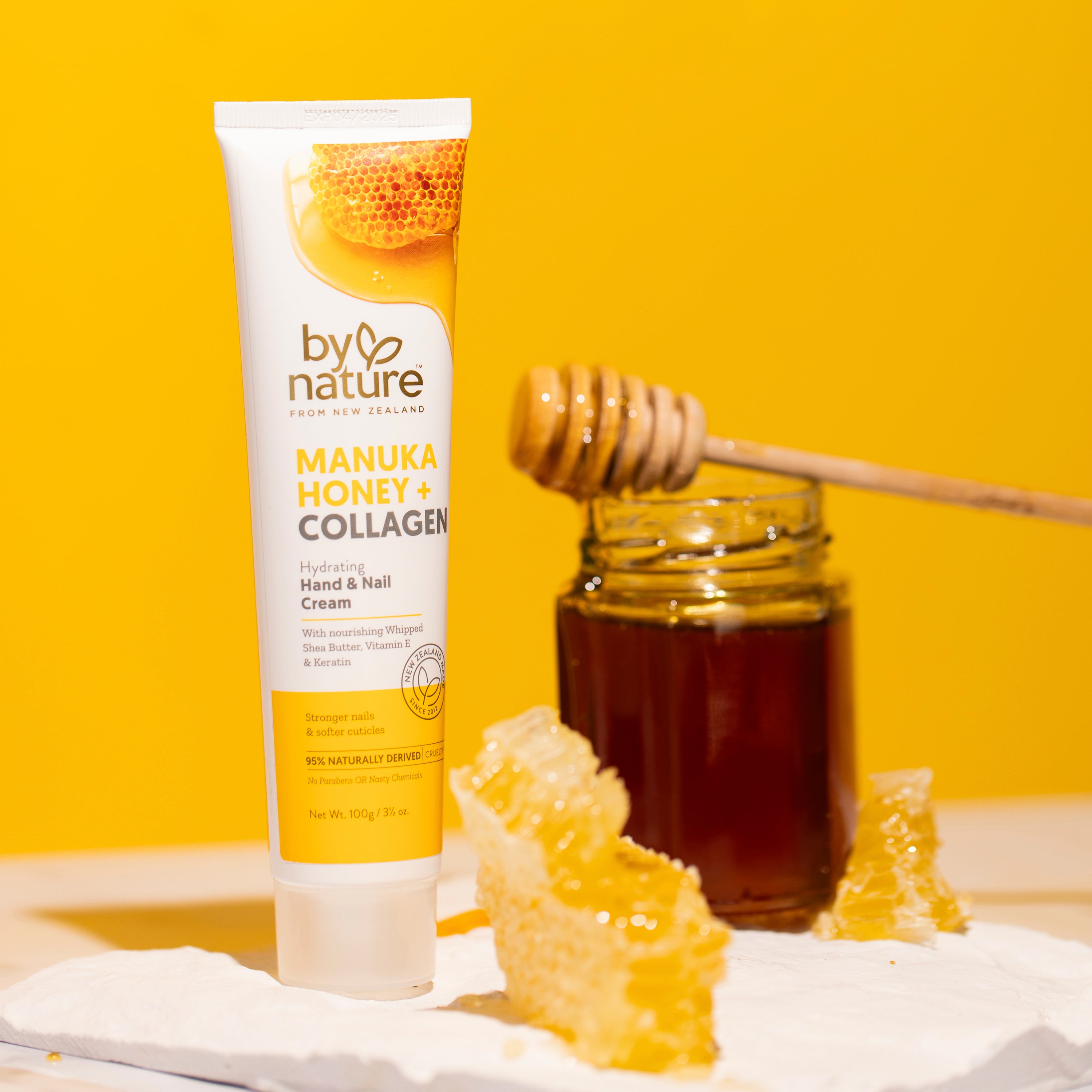Hydrating Hand & Nail Cream with Manuka Honey + Collagen – By Nature  Skincare Global