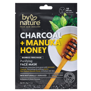 Charcoal + Manuka Honey Sheet Face Mask