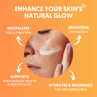 Skin benefits of By Nature Vitamin C + Collagen Cream Cleanser for brighter, hydrated-looking skin